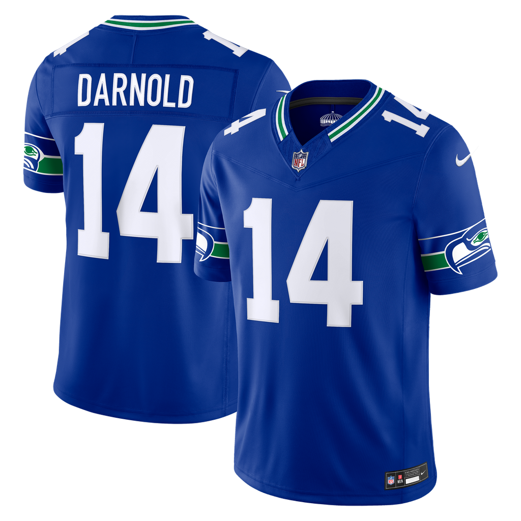 Sam Darnold Seattle Seahawks Alternate Vapor F.U.S.E. Stitched Limited Jersey - Royal Blue