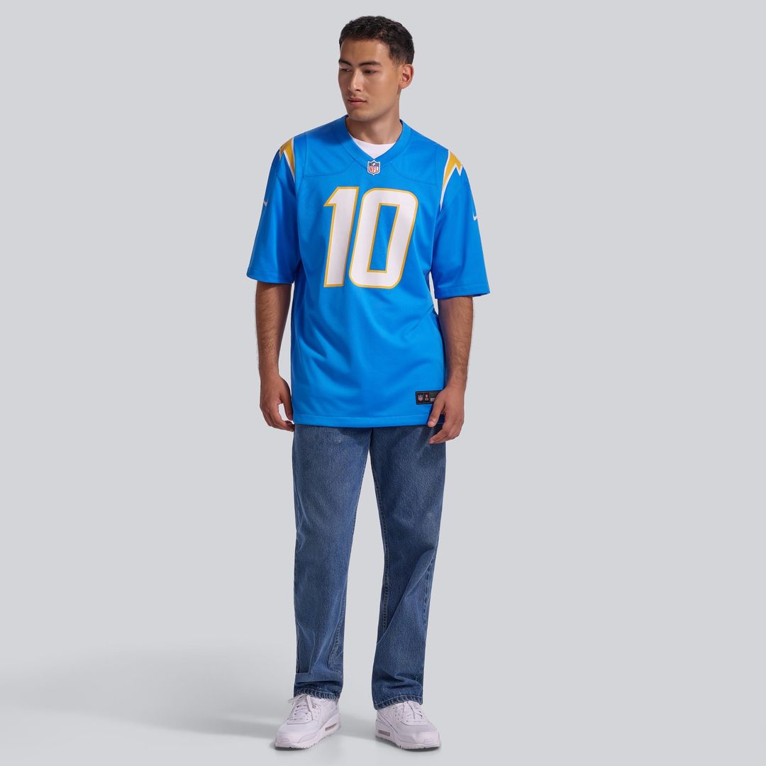 Justin Herbert Los Angeles Chargers Alternate Super Chargers Game Jersey - Navy