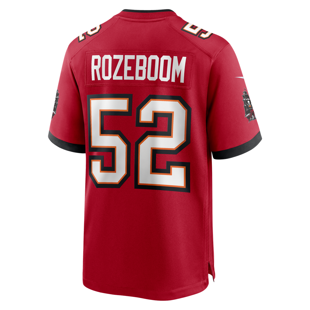 Christian Rozeboom Tampa Bay Buccaneers Game Jersey - Red