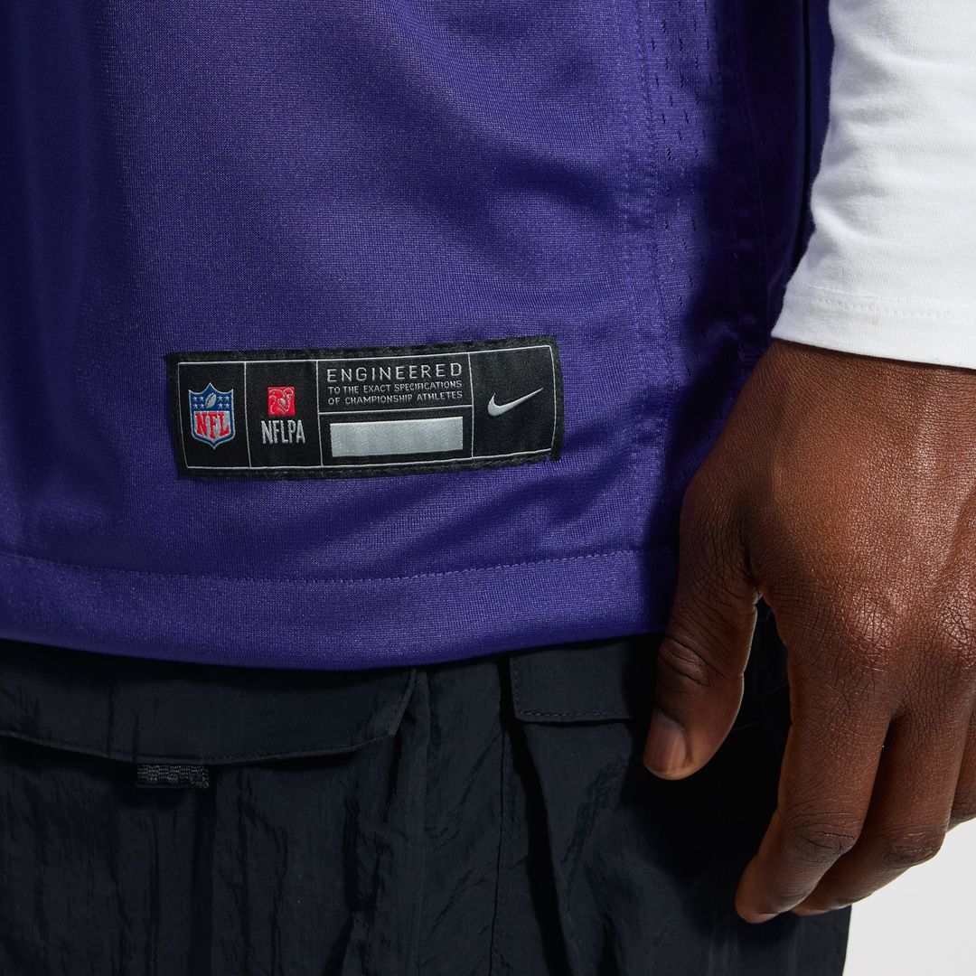 Lamar Jackson Baltimore Ravens Game Jersey - Purple