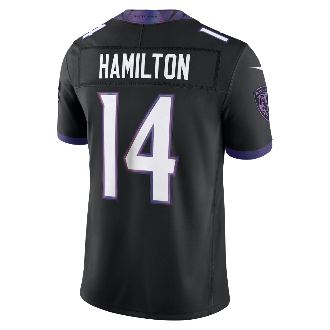Kyle Hamilton Baltimore Ravens Vapor F.U.S.E. Stitched Limited Jersey - Purple