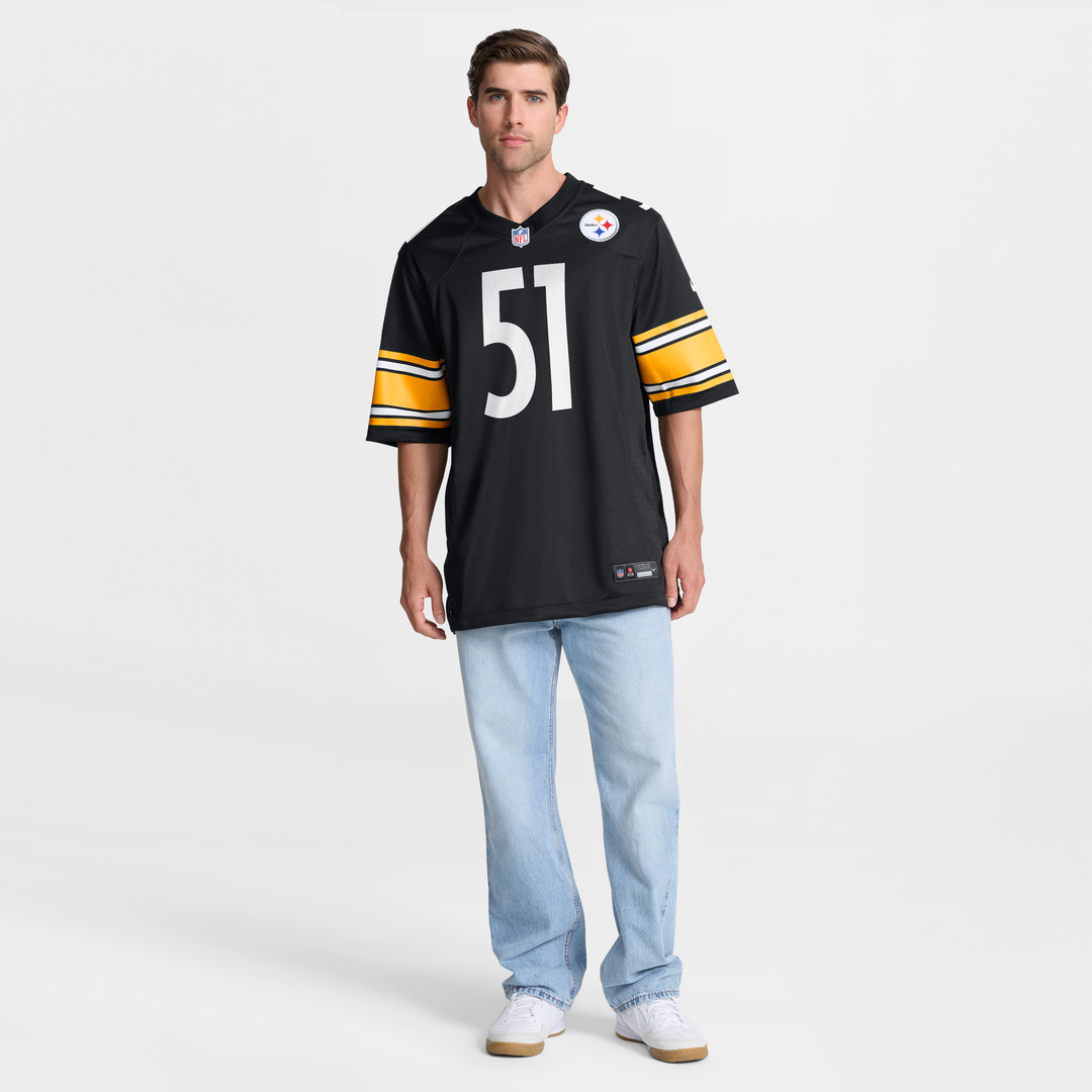 Nick Herbig Pittsburgh Steelers Game Jersey - Black
