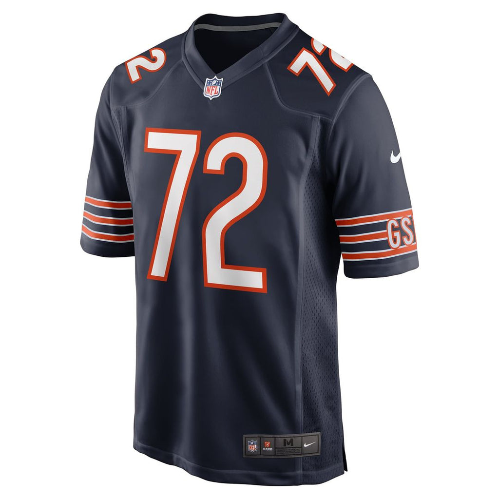 Kiran Amegadjie Chicago Bears Game Jersey - Navy