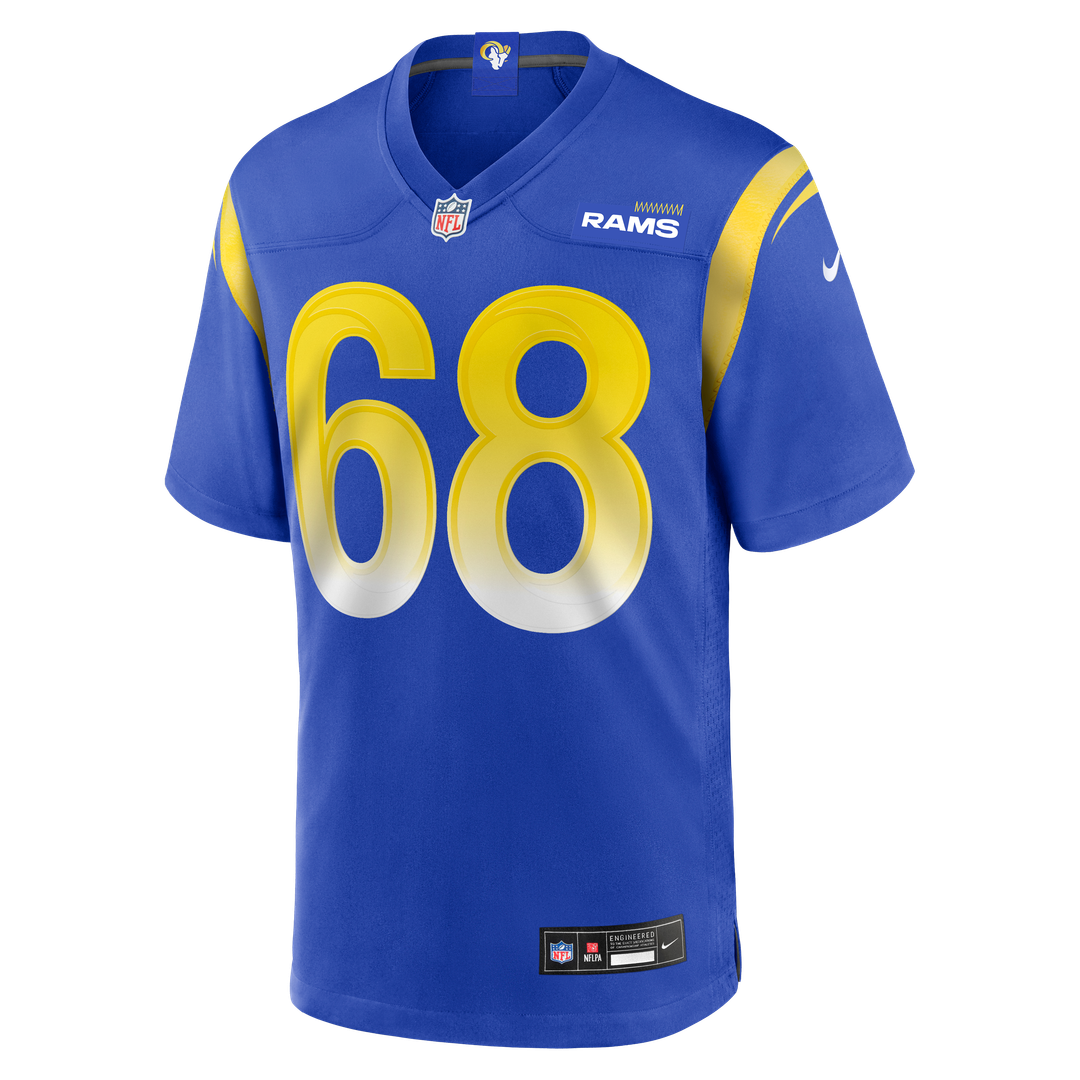 David Quessenberry Los Angeles Rams Game Jersey - Royal Blue