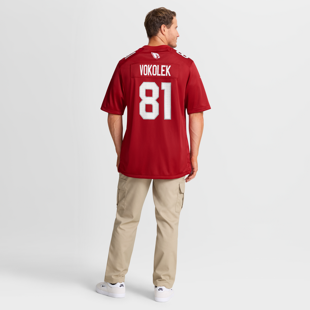 Travis Vokolek Arizona Cardinals Game Jersey - Cardinal
