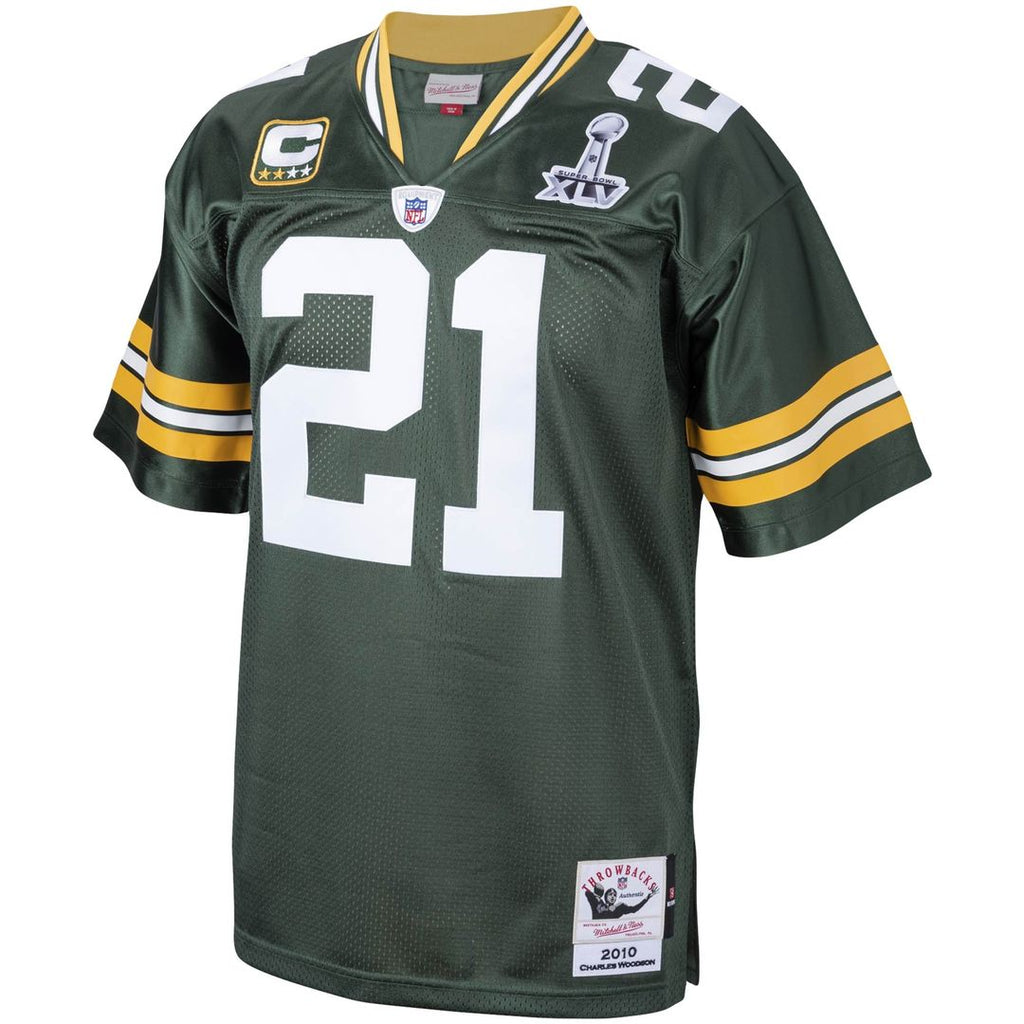 Charles Woodson Green Bay Packers 2010 Authentic Throwback Jersey - Green
