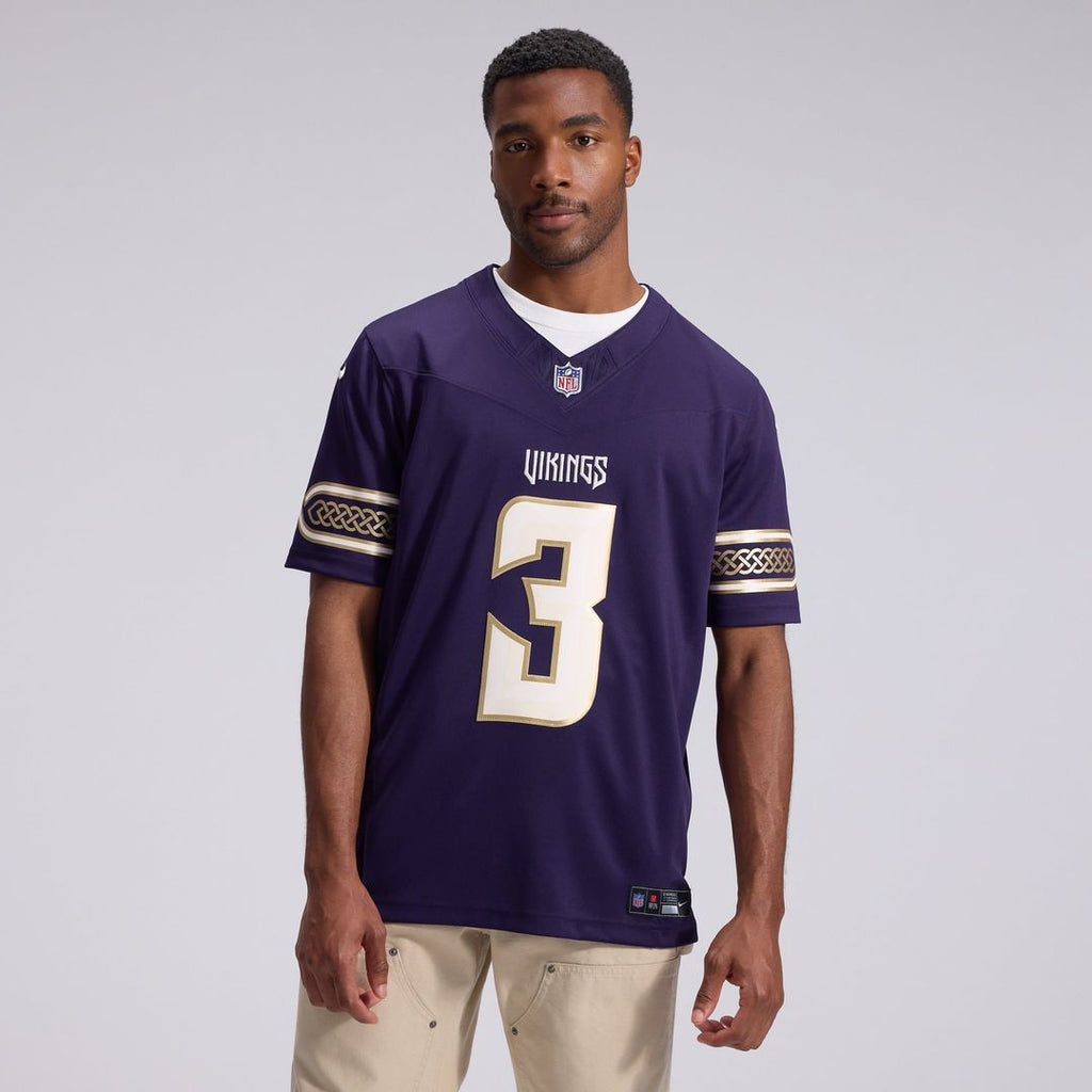 Jordan Addison Minnesota Vikings 2026 Rivalries Collection Stitched Limited Jersey - Purple