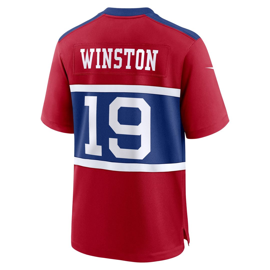 Jameis Winston New York Giants Game Jersey - Royal Blue