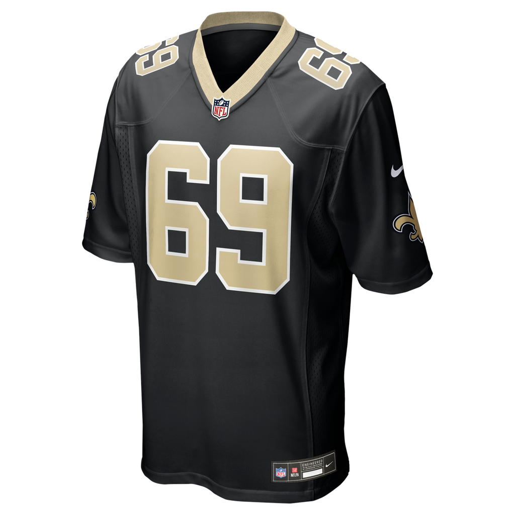 Barry Wesley New Orleans Saints Game Jersey - Black