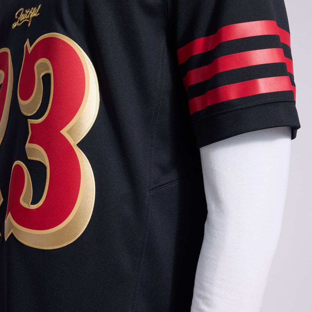 Christian McCaffrey San Francisco 49ers Rivalries Collection Stitched Limited Jersey - Black