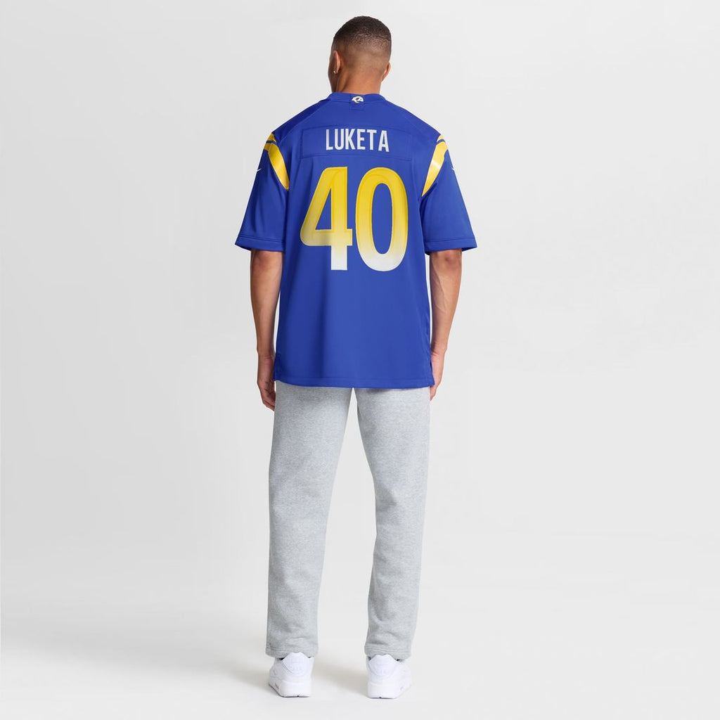Jesse Luketa Los Angeles Rams Game Jersey - Royal Blue