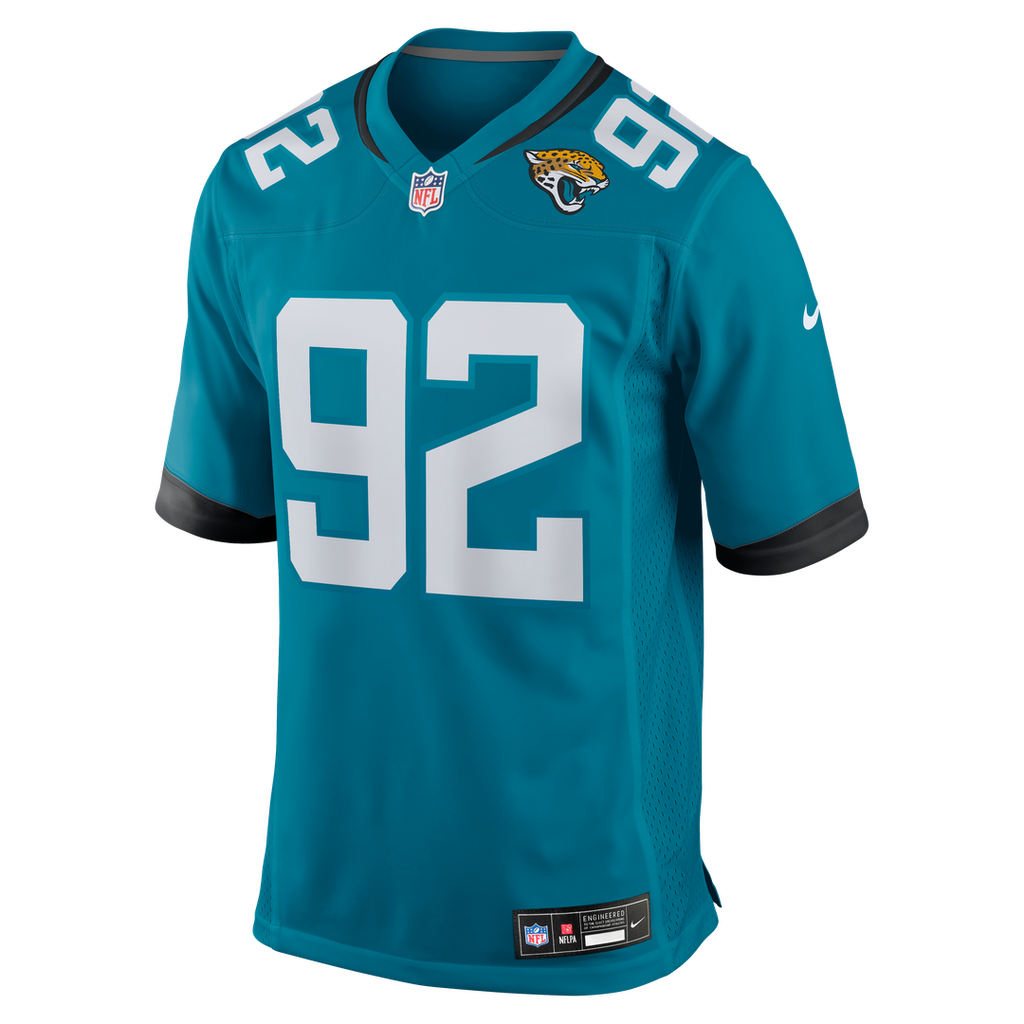 Danny Striggow Jacksonville Jaguars Game Jersey - Teal