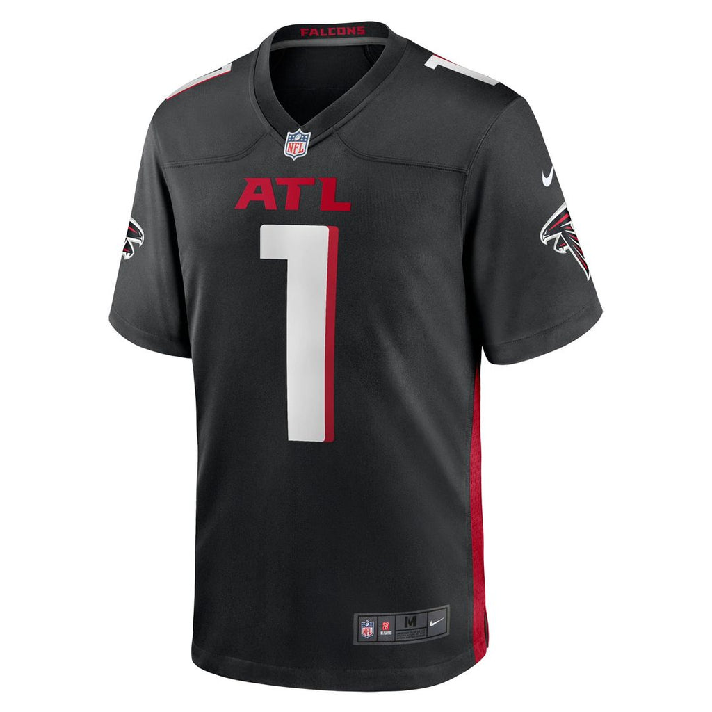 Number 1 Dad Atlanta Falcons Game Jersey - Black