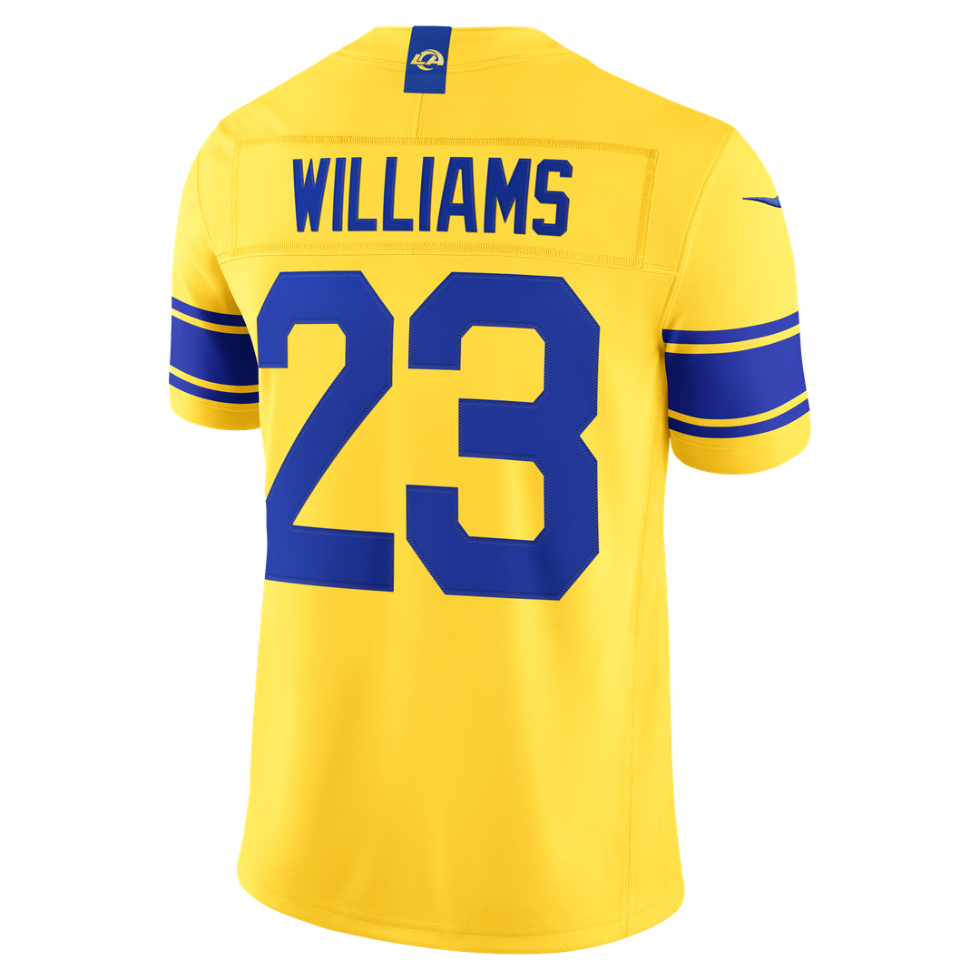 Kyren Williams Los Angeles Rams Vapor F.U.S.E. Stitched Limited Jersey - Royal Blue