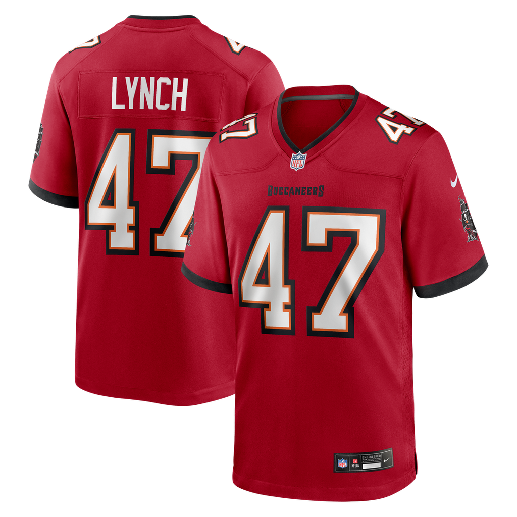 John Lynch Tampa Bay Buccaneers Game Jersey - Red
