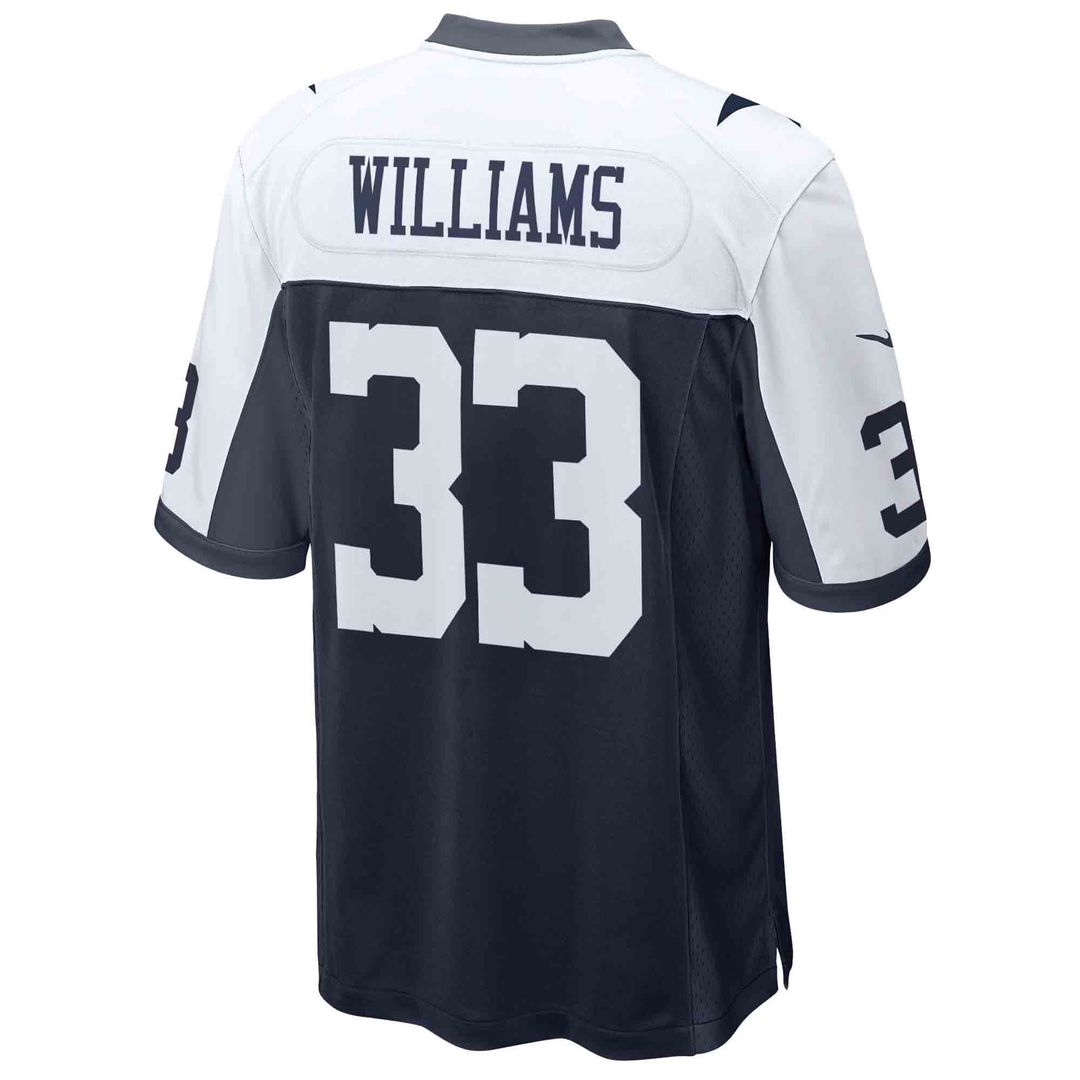 Javonte Williams Dallas Cowboys Alternate Game Jersey - Navy