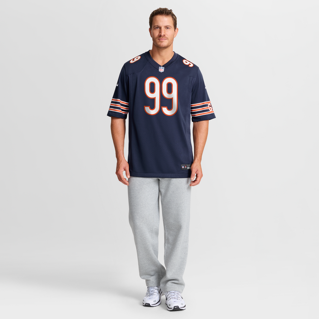 Gervon Dexter Sr. Chicago Bears Game Jersey - Navy