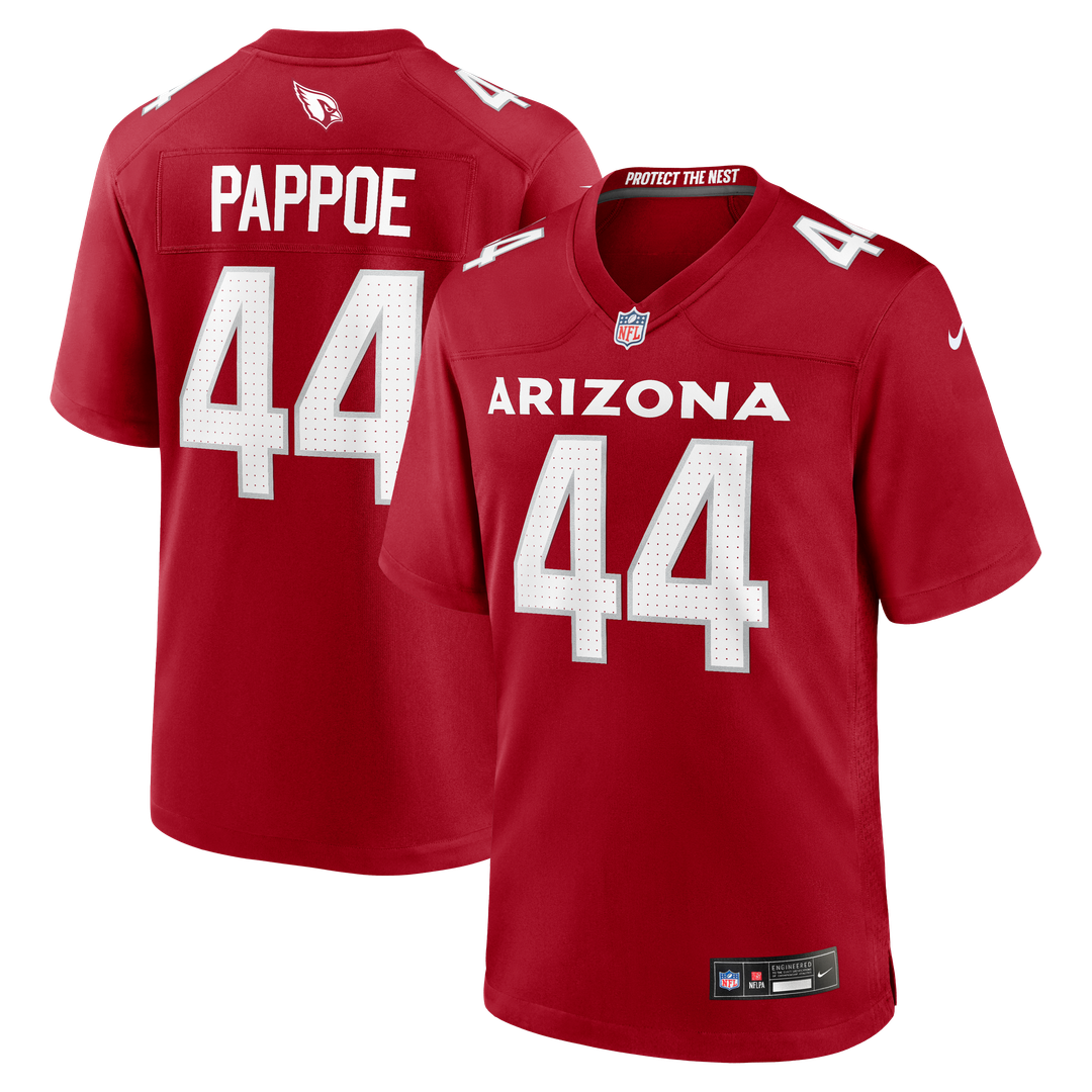 Owen Pappoe Arizona Cardinals Game Jersey - Cardinal