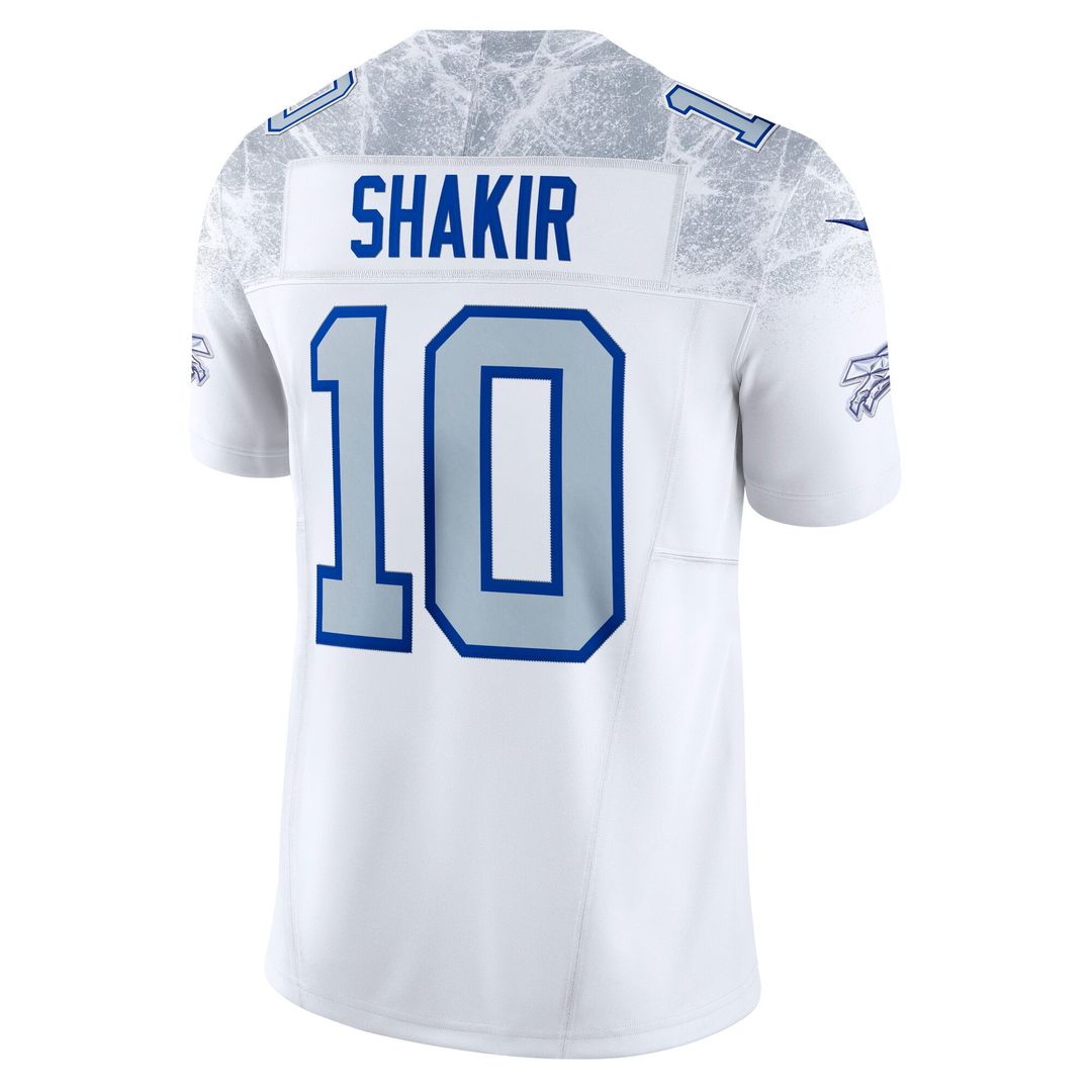 Khalil Shakir Buffalo Bills Rivalries Collection Stitched Limited Jersey - White