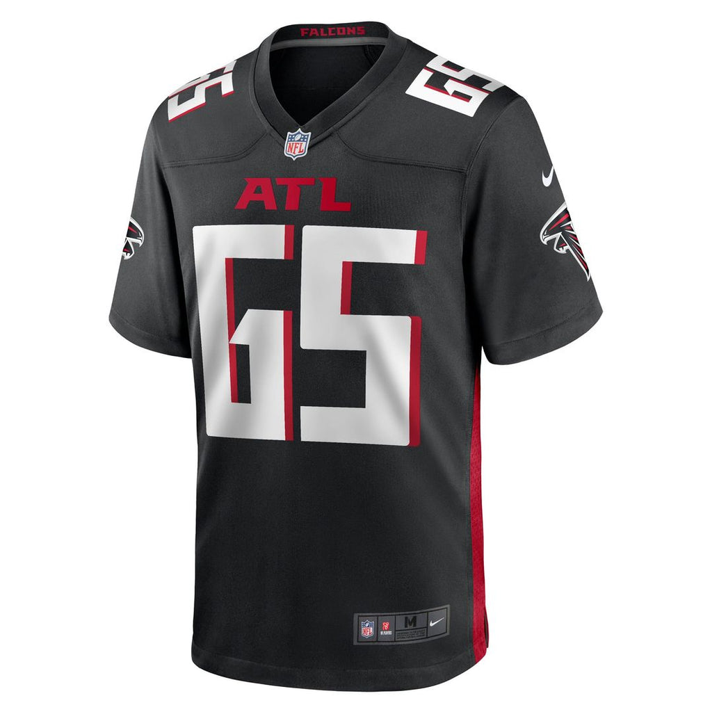 Matthew Bergeron Atlanta Falcons Game Jersey - Black