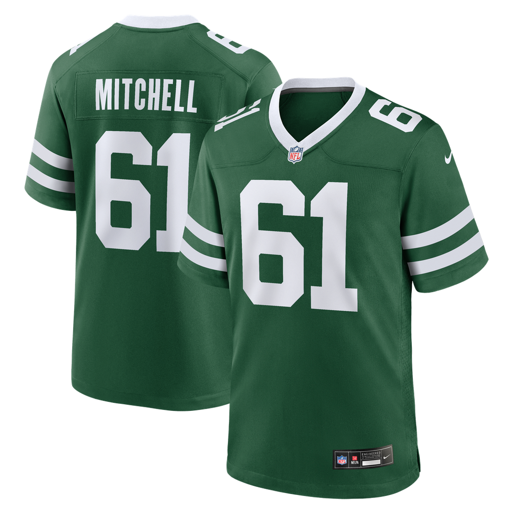 Max Mitchell New York Jets Game Jersey - Legacy Green