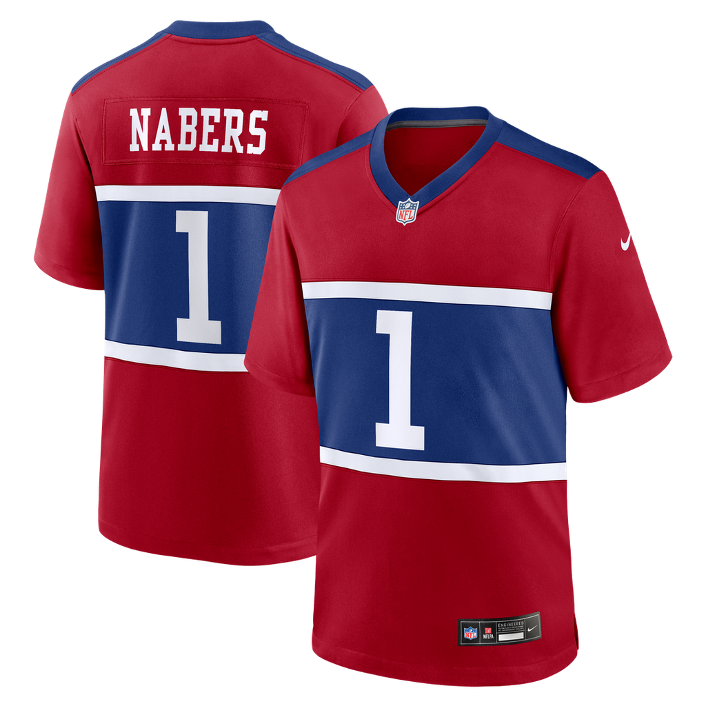 Malik Nabers New York Giants Alternate Game Jersey - Century Red