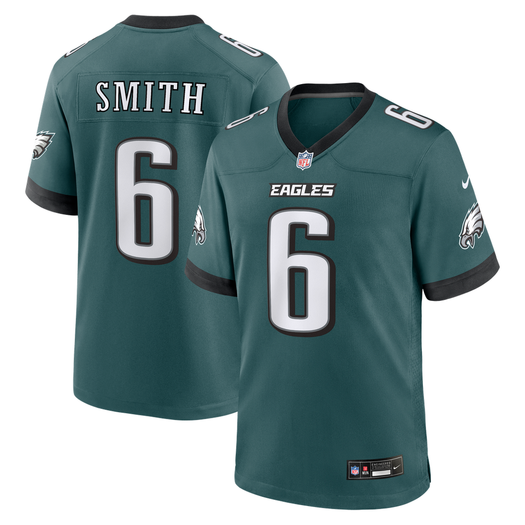 DeVonta Smith Philadelphia Eagles Game Jersey - Midnight Green