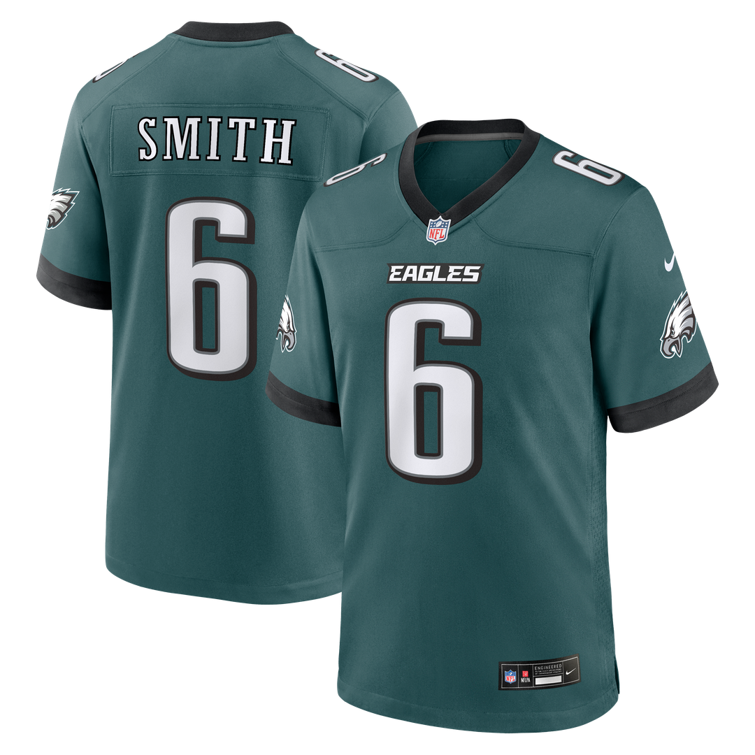 DeVonta Smith Philadelphia Eagles Game Jersey - Midnight Green
