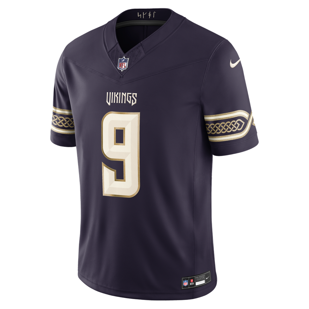J.J. McCarthy Minnesota Vikings 2026 Rivalries Collection Stitched Limited Jersey - Purple