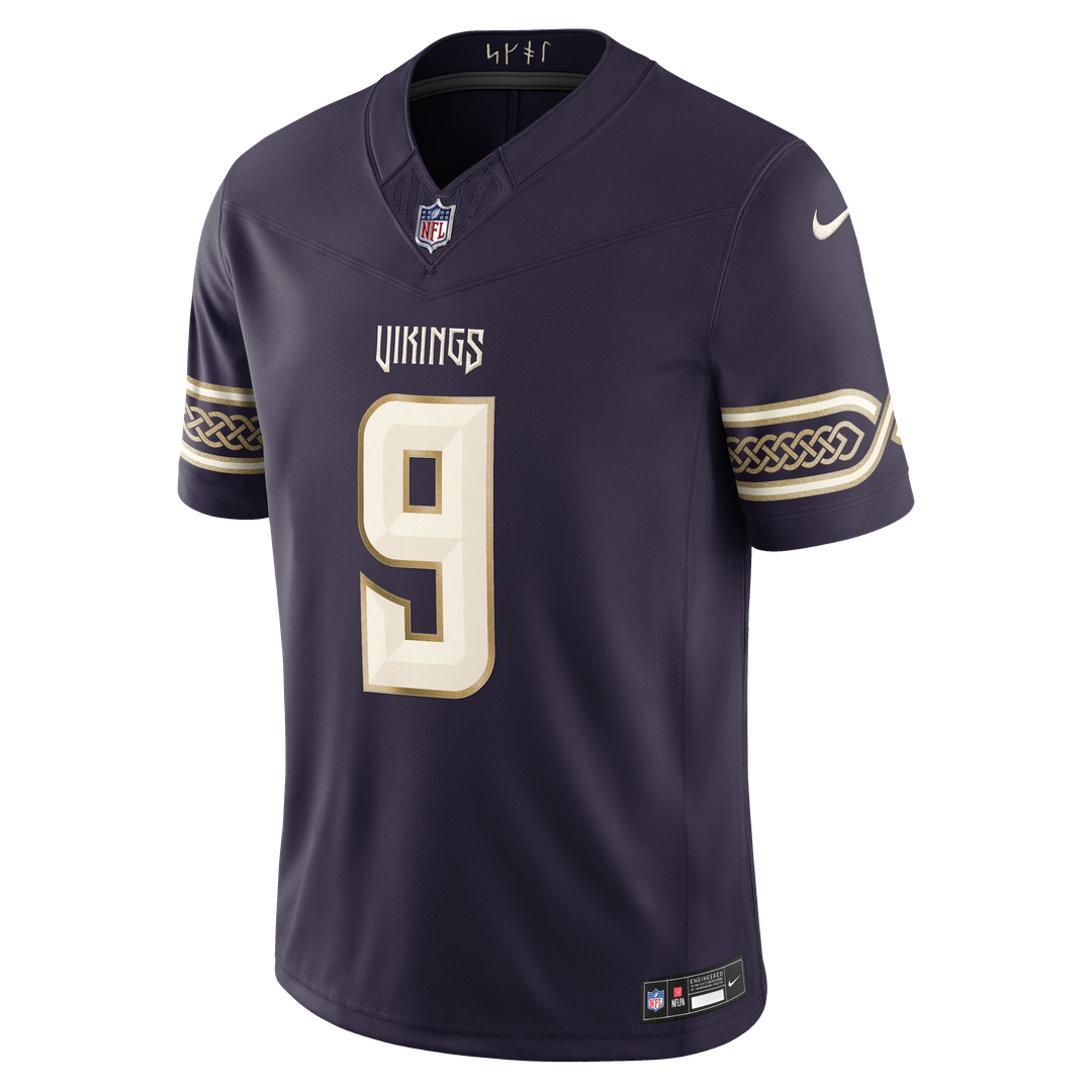 J.J. McCarthy Minnesota Vikings 2026 Rivalries Collection Stitched Limited Jersey - Purple