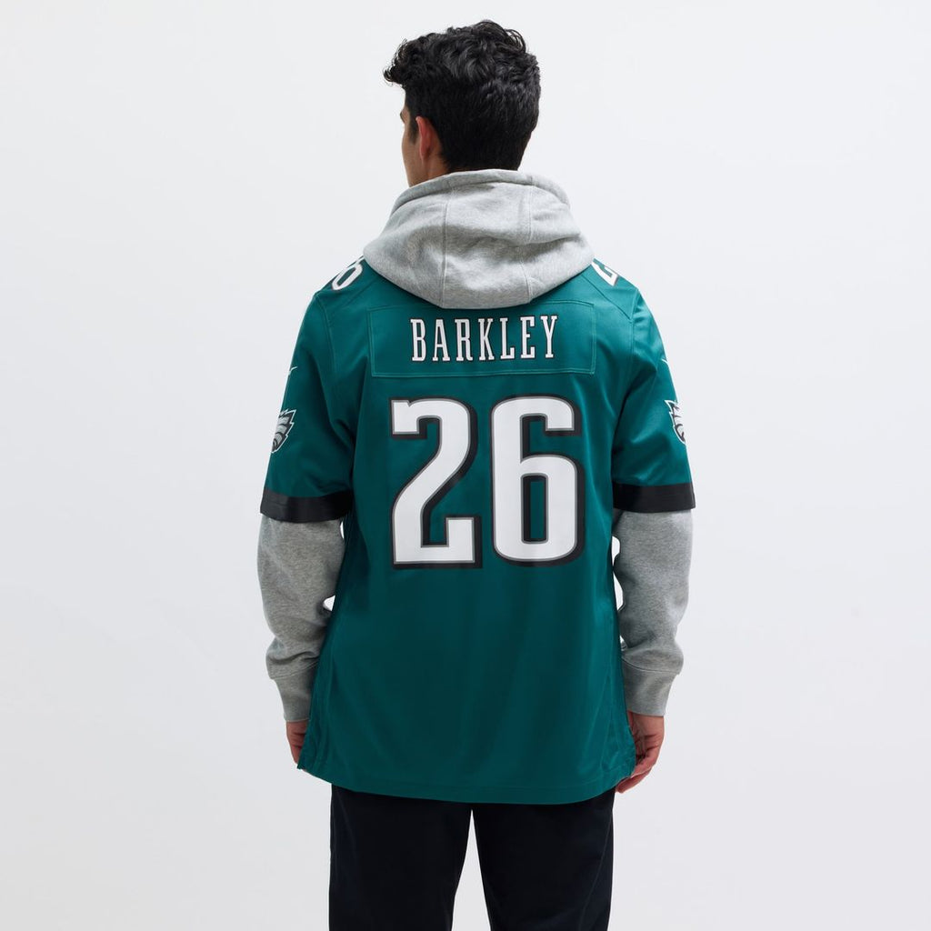 Saquon Barkley Philadelphia Eagles Game Jersey - Midnight Green