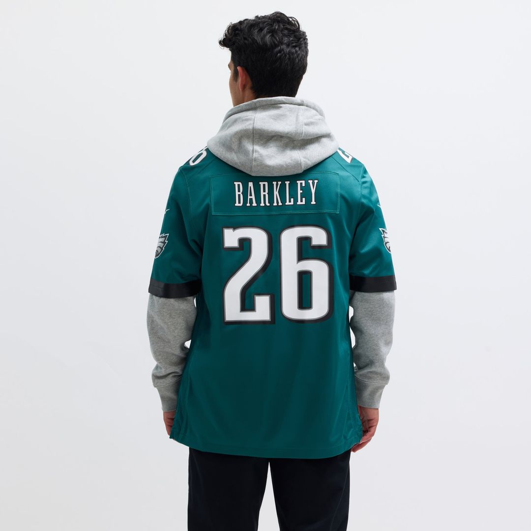 Saquon Barkley Philadelphia Eagles Alternate Game Jersey - Black