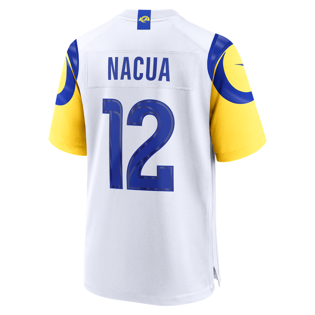Puka Nacua Los Angeles Rams White Game Jersey - White