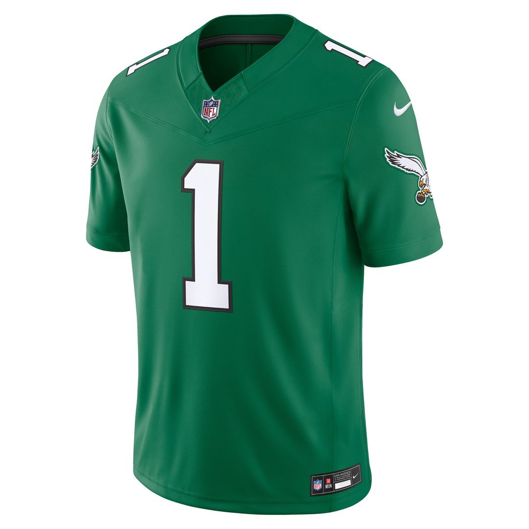 Jalen Hurts Philadelphia Eagles Vapor F.U.S.E. Stitched Limited Jersey - Midnight Green