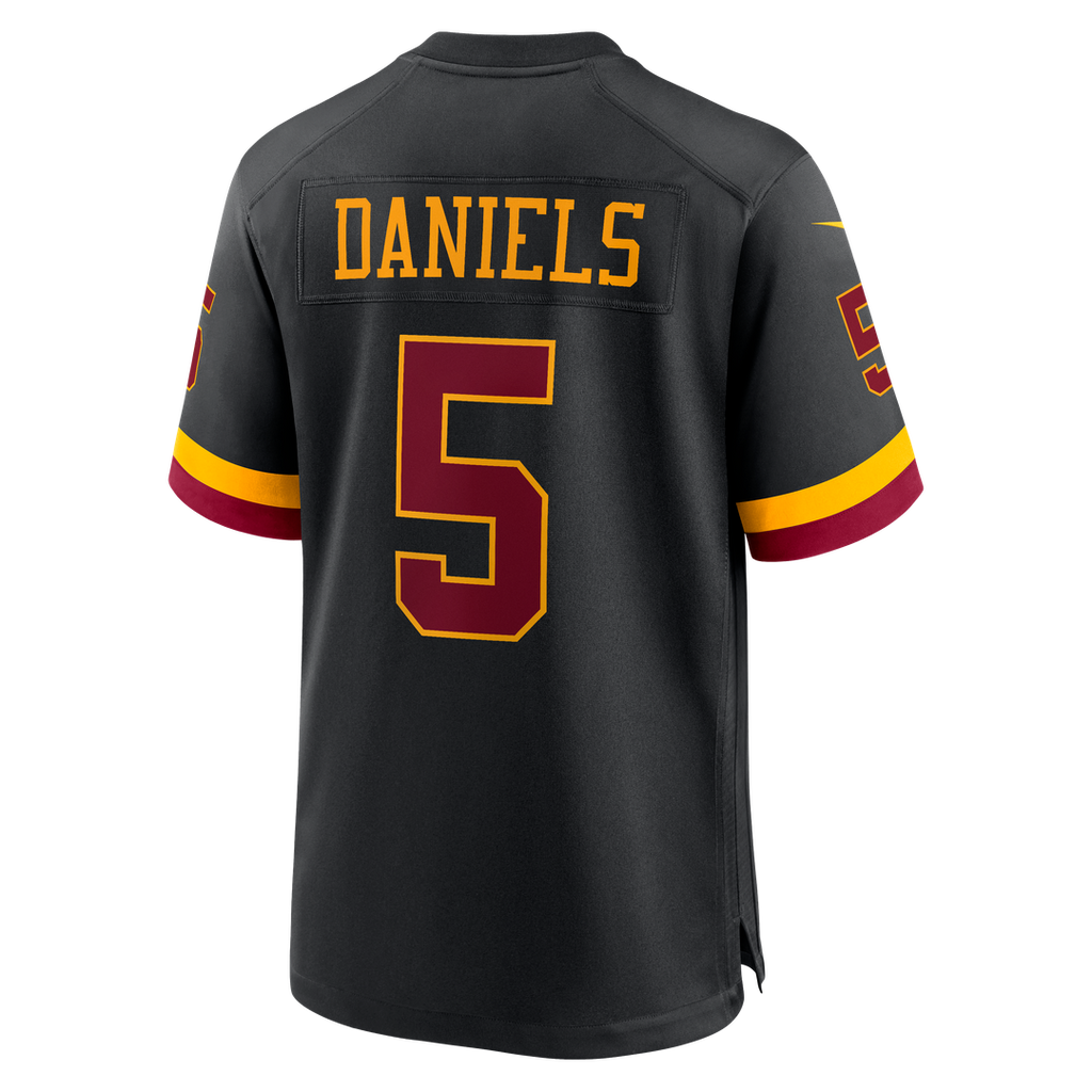 Hail Raiser Jayden Daniels Washington Commanders Alternate Game Jersey - Black
