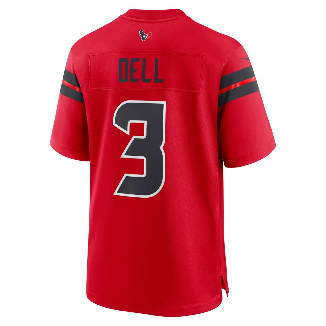 Tank Dell Houston Texans Game Jersey - White