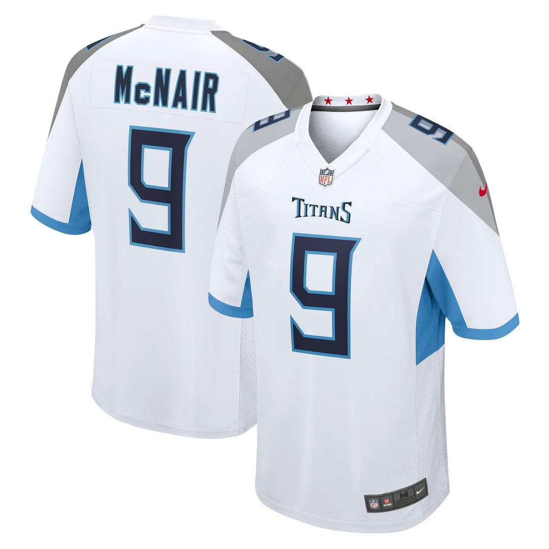 Steve McNair Tennessee Titans Game Jersey - White