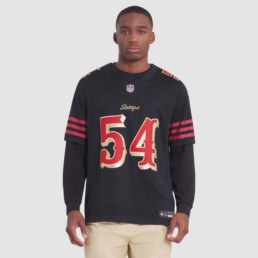 Fred Warner San Francisco 49ers Rivalries Collection Stitched Limited Jersey - Black