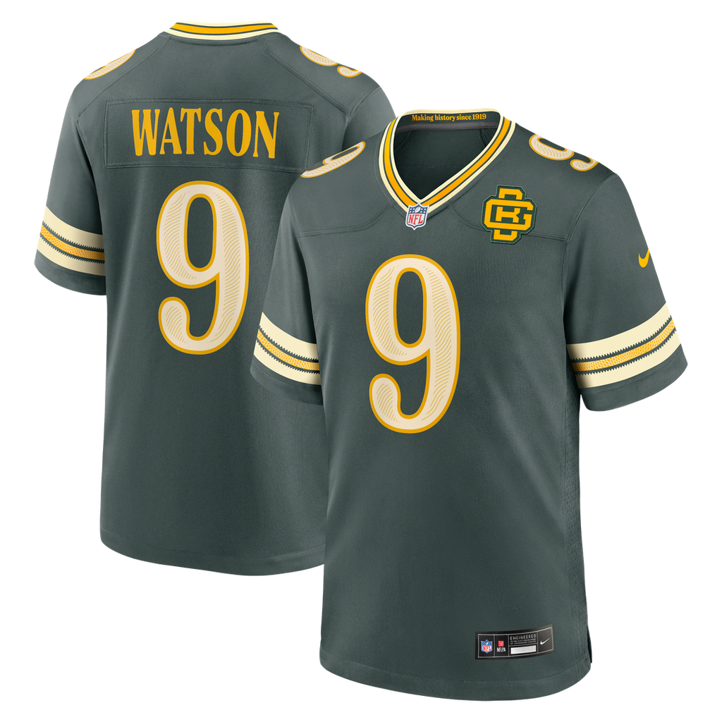 Christian Watson Green Bay Packers 2026 Rivalries Collection Game Jersey - Green