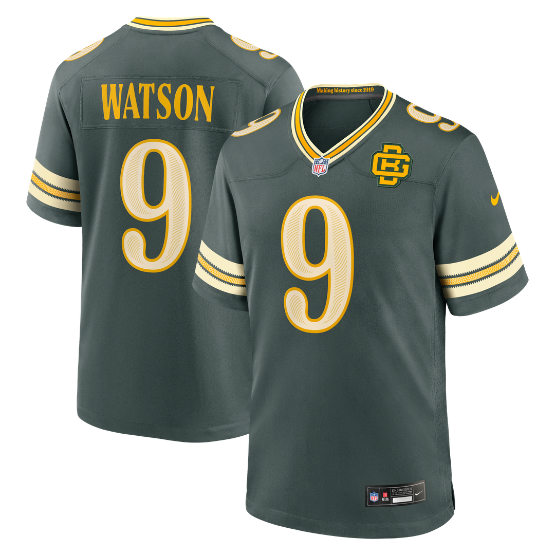 Christian Watson Green Bay Packers 2026 Rivalries Collection Game Jersey - Green