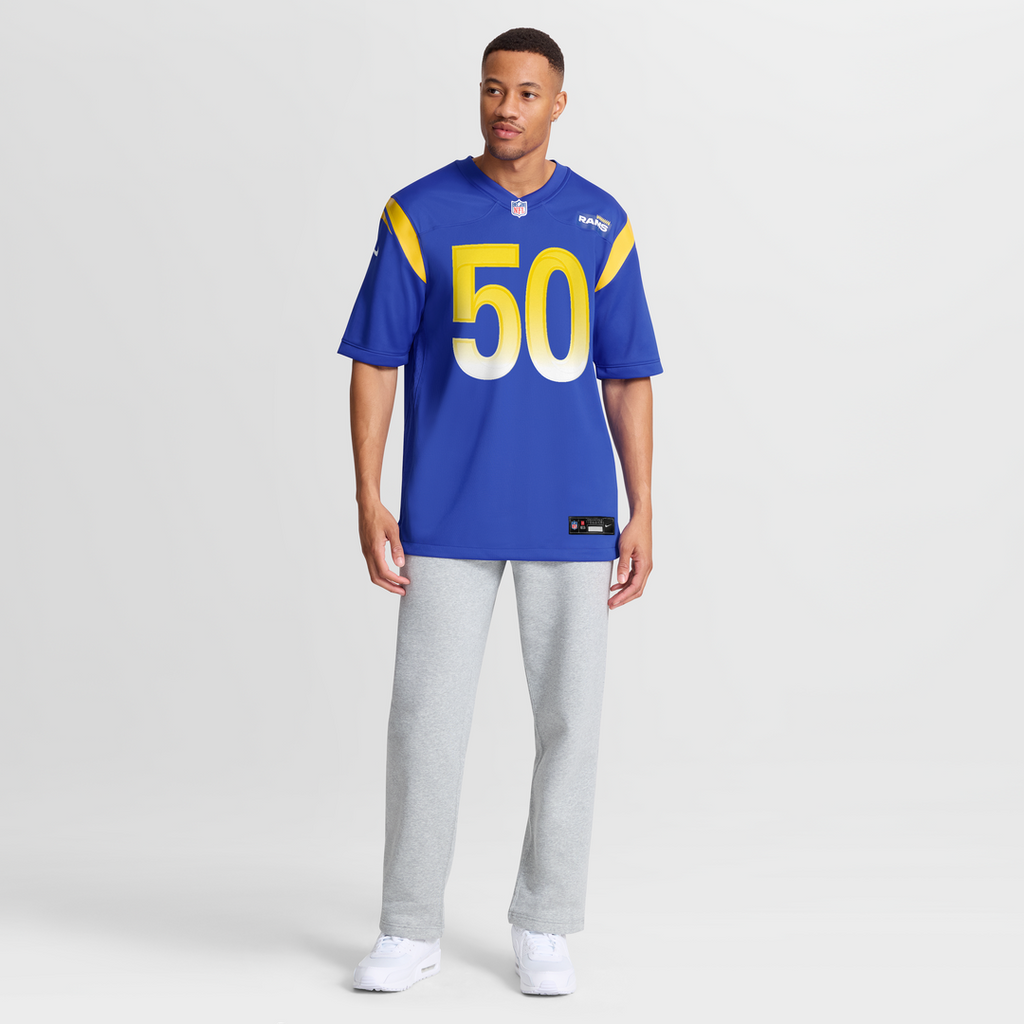 Beaux Limmer Los Angeles Rams Game Jersey - Royal Blue
