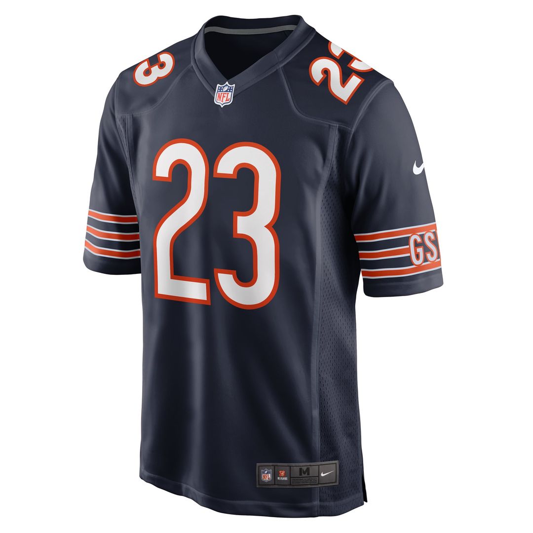 Roschon Johnson Chicago Bears Game Jersey - Navy