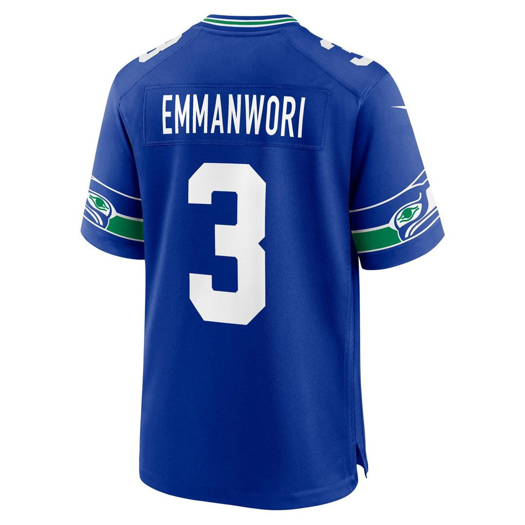 Nick Emmanwori Seattle Seahawks Game Jersey - White