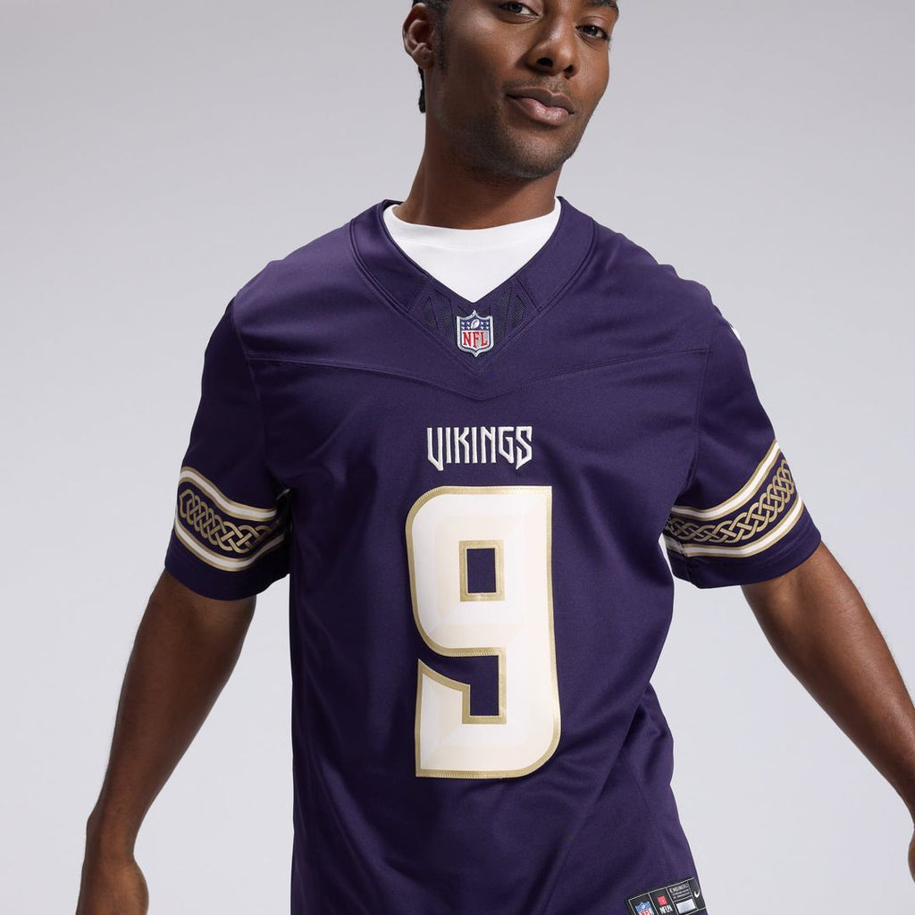 J.J. McCarthy Minnesota Vikings 2026 Rivalries Collection Stitched Limited Jersey - Purple
