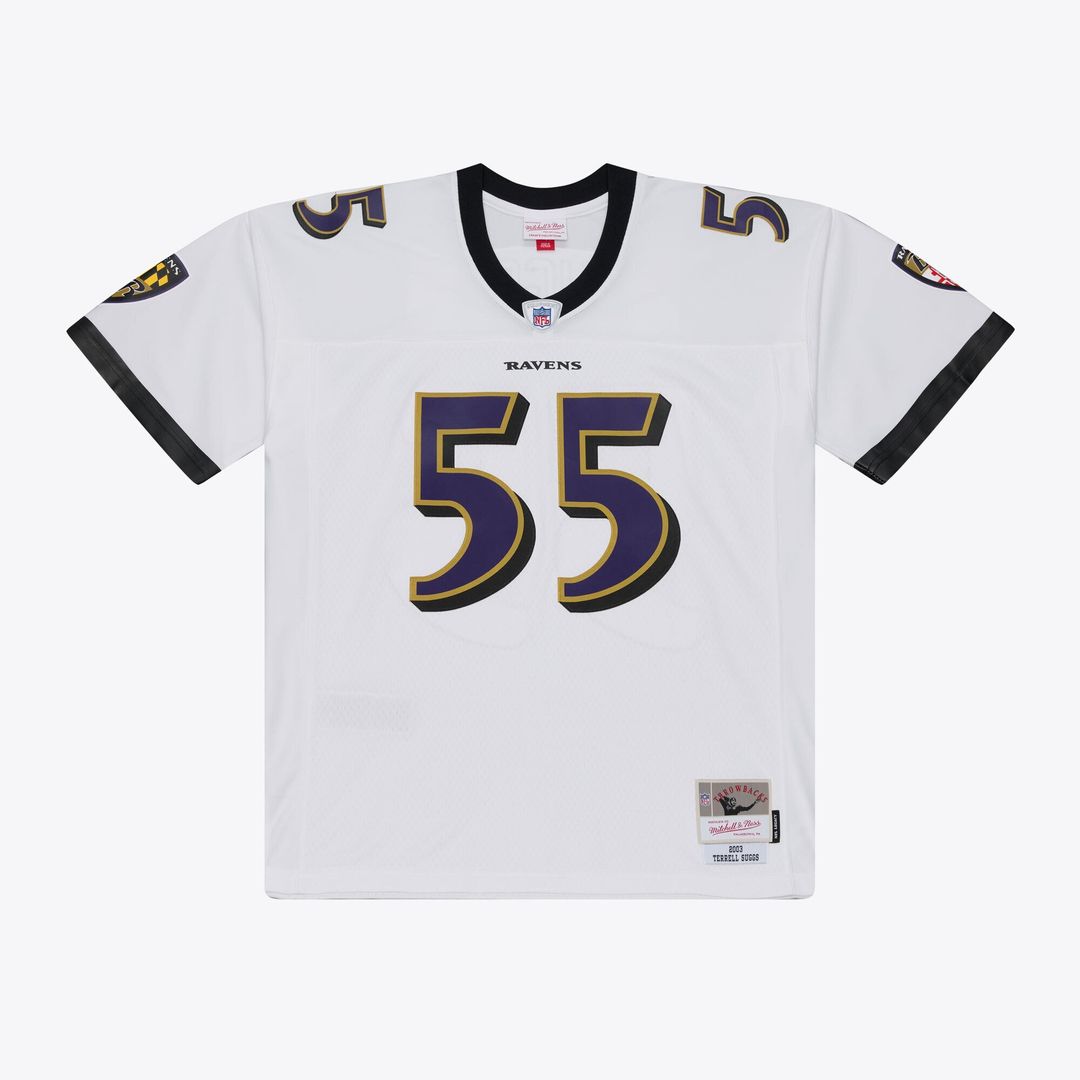 Terrell Suggs Baltimore Ravens 2003 Legacy Replica Jersey - White