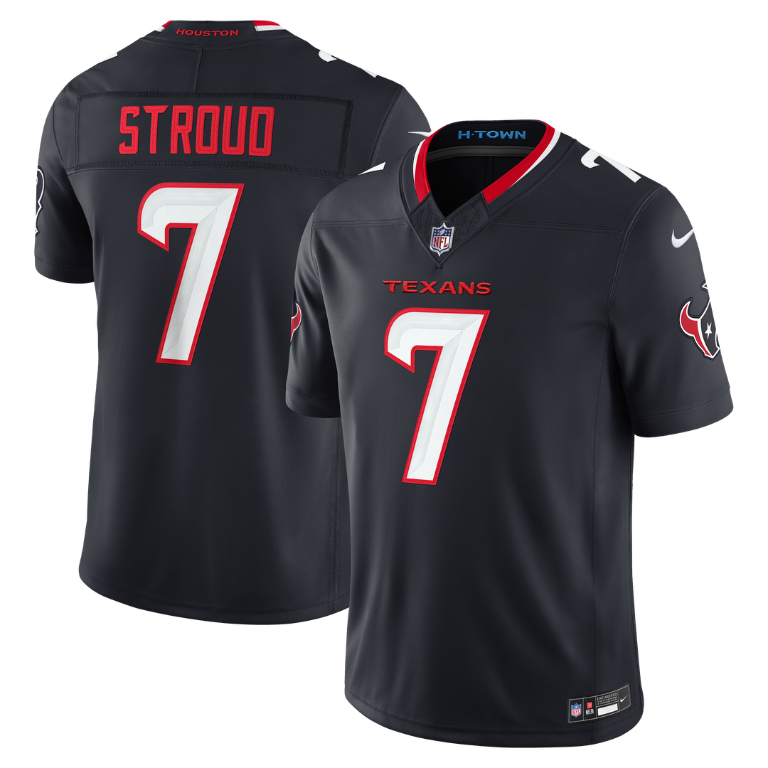 C.J. Stroud Houston Texans Vapor F.U.S.E. Stitched Limited Jersey - Navy