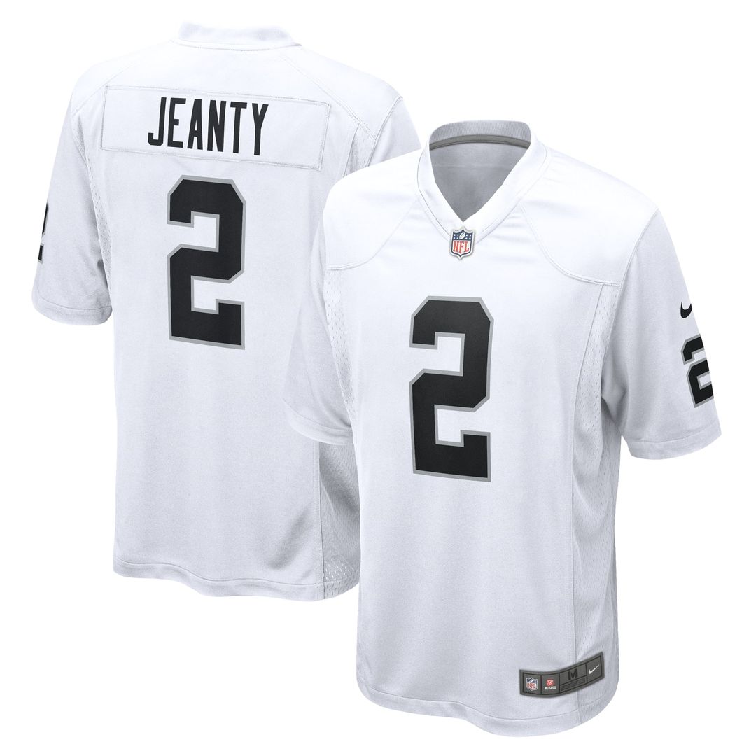 Ashton Jeanty Las Vegas Raiders Game Jersey - White