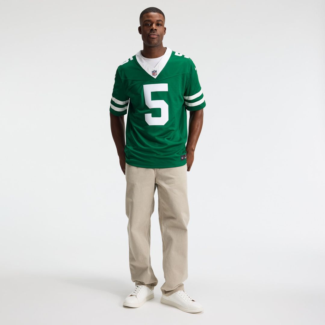 Garrett Wilson New York Jets Vapor F.U.S.E. Stitched Limited Jersey - Legacy Green