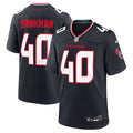 Austin Brinkman Houston Texans Game Jersey - Navy