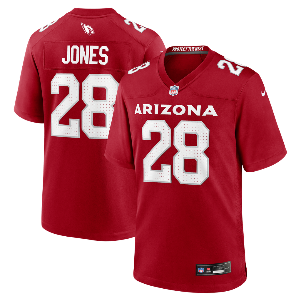 Elijah Jones Arizona Cardinals Game Jersey - Cardinal